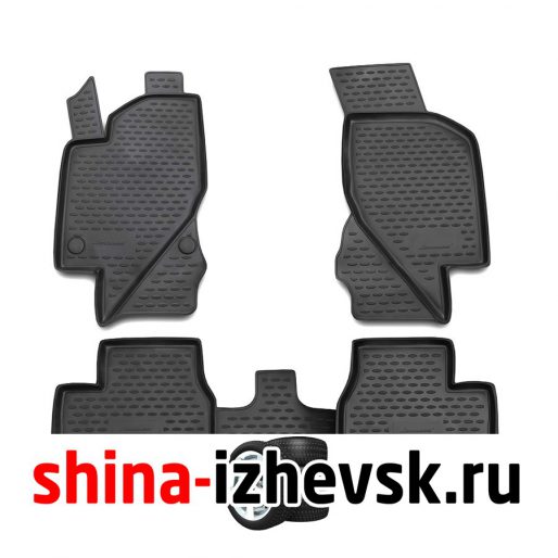 Коврик Autofamily коврик в салон полиуретановый черный для LADA Kalina sd/hb 2004- в Ижевске